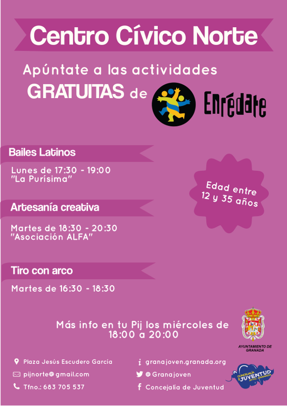 &copy;Ayto.Granada: Enredate: Enredate en Norte!